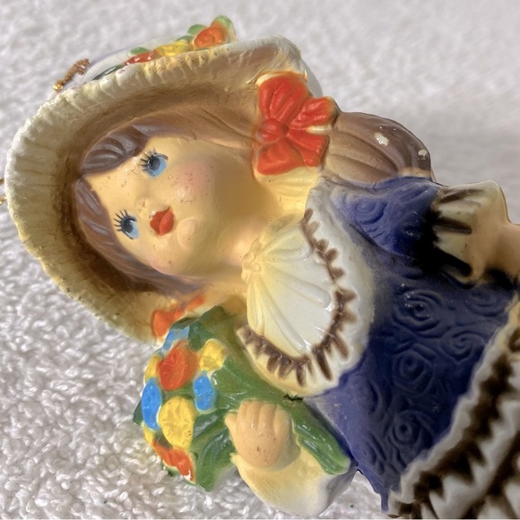 Vintage Holly Hobbie Hard Plastic Christmas Ornament - Picture 11 of 11